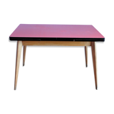 Table of red on the formica kitchen, 1950
