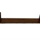 Vintage book shelf wall rack 1970s wood minimalist design