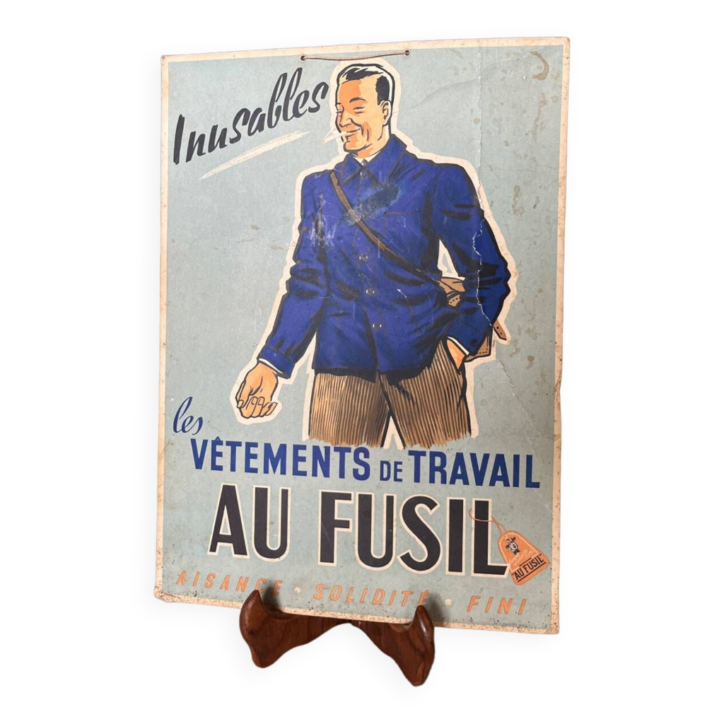 Carton publicitaire belge pour Indian Cocoa Drink. - Carton