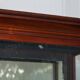 Rare glass-fronted Victorian apothecary cabinet.