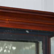 Rare glass-fronted Victorian apothecary cabinet.