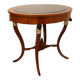 Biedermeier Cherry Veneer Gold-Leaf Center Table, Austria, 1820s