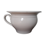 Enamelled earthenware pot with badonviller handle 30s
