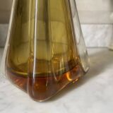 Amber Murano glass vase circa 1960