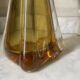 Amber Murano glass vase circa 1960