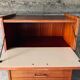 Vintage dressing table with tapered legs from around 1950-60.