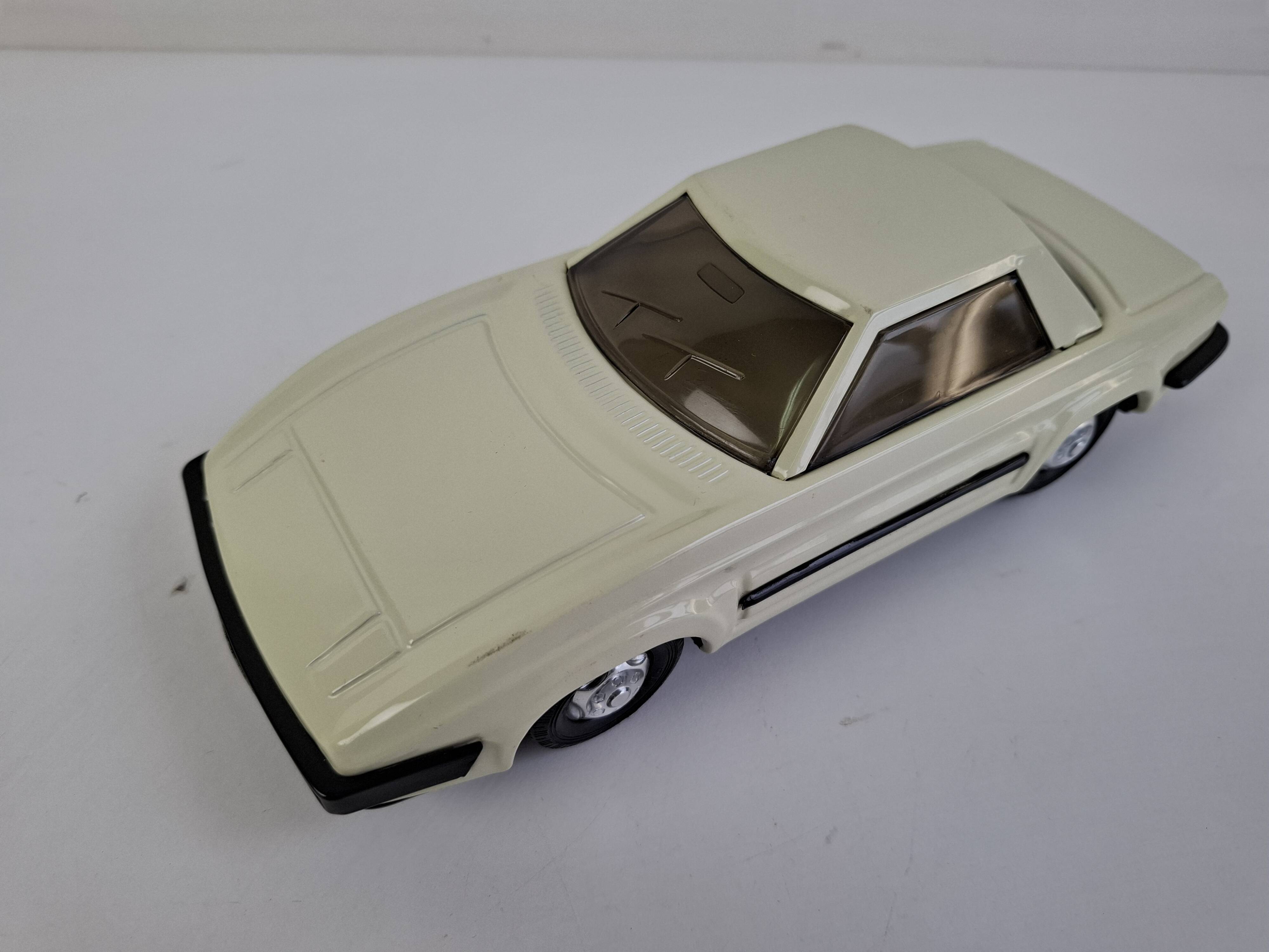 1970s Czechoslovak ITES IGRA Norma Tin Friction Toy Car Mid Century Modern