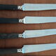 12 knives au gaulois blackened wooden handle