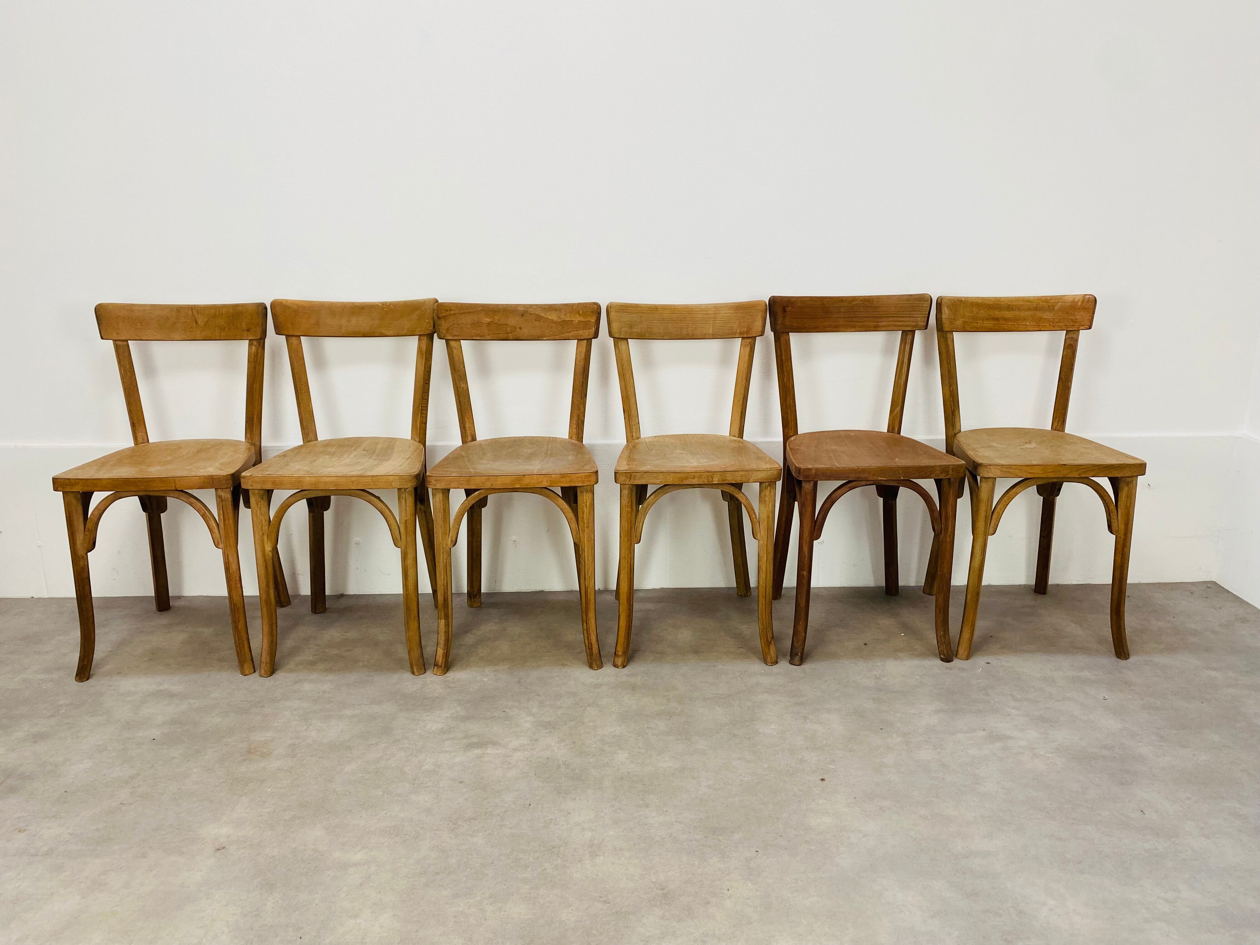 6 Baumann bistro chairs