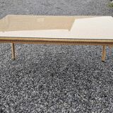 Vintage rattan table