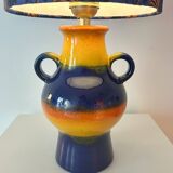 Upcycled table lamp made from an original Dümler & Breiden Pop Art vase.