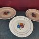 Dessert plates Agnès retro flowers