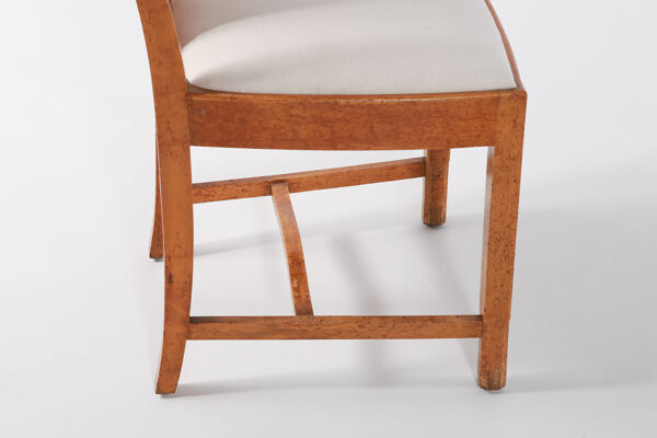 Pair of chairs in bramble wood from Nordiska Kompaniet