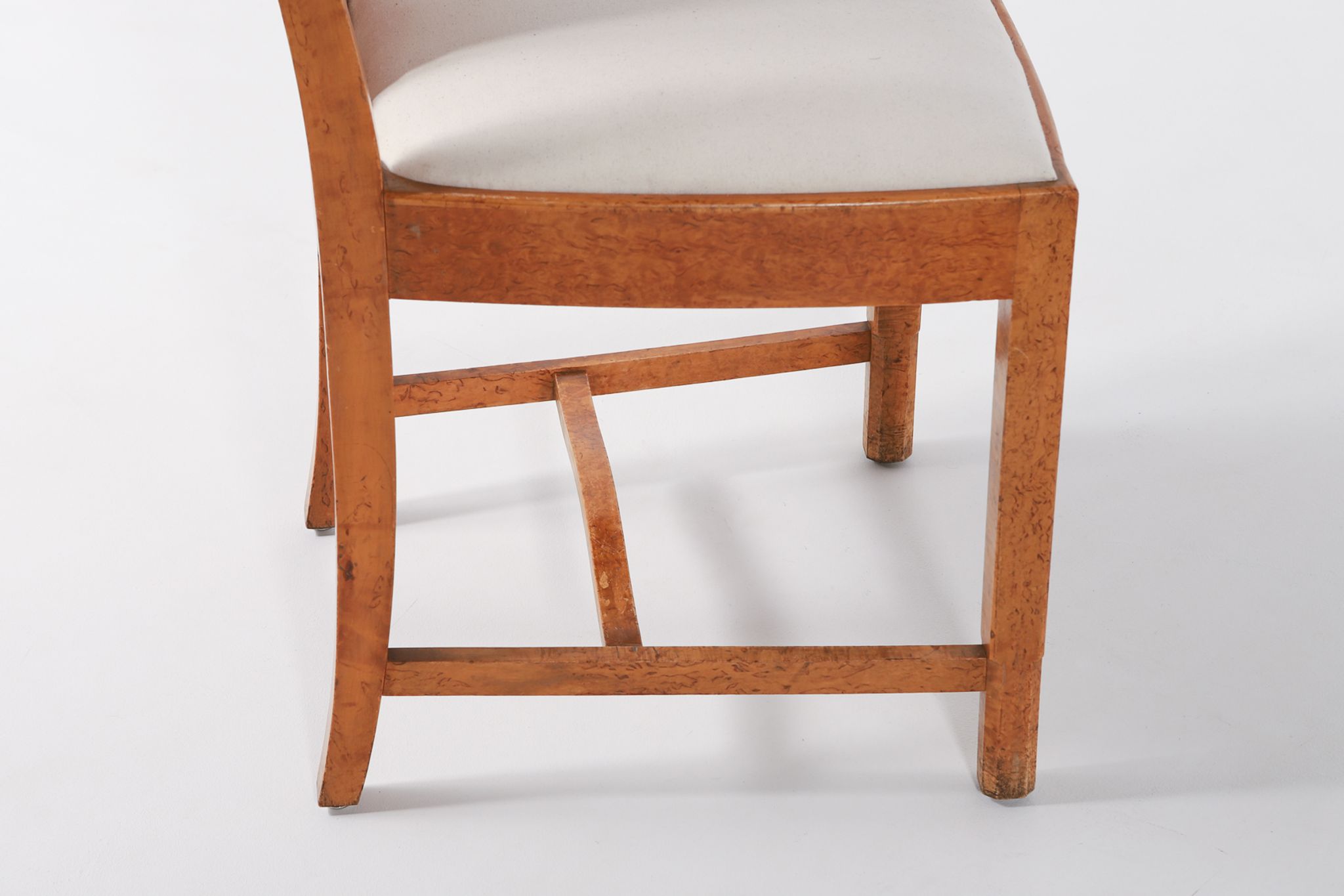 Pair of chairs in bramble wood from Nordiska Kompaniet