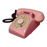 Vintage pink phone, manual has dial, fixed colors available