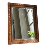 Old wooden mirror