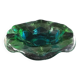 Grand cendrier bleu vert type Daum