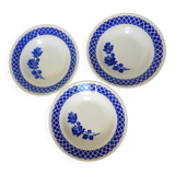 3 vintage deep plates 220638