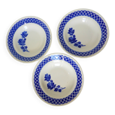 3 assiettes creuses vintage 220638