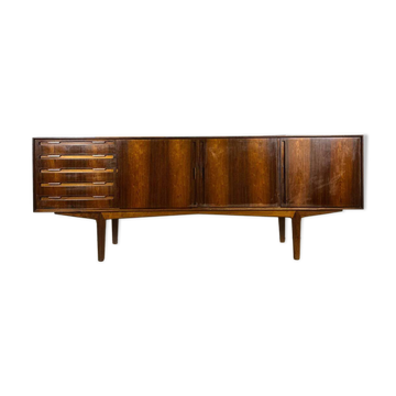 Buffet danois en palissandre – design moderne du milieu du siècle, 1960.