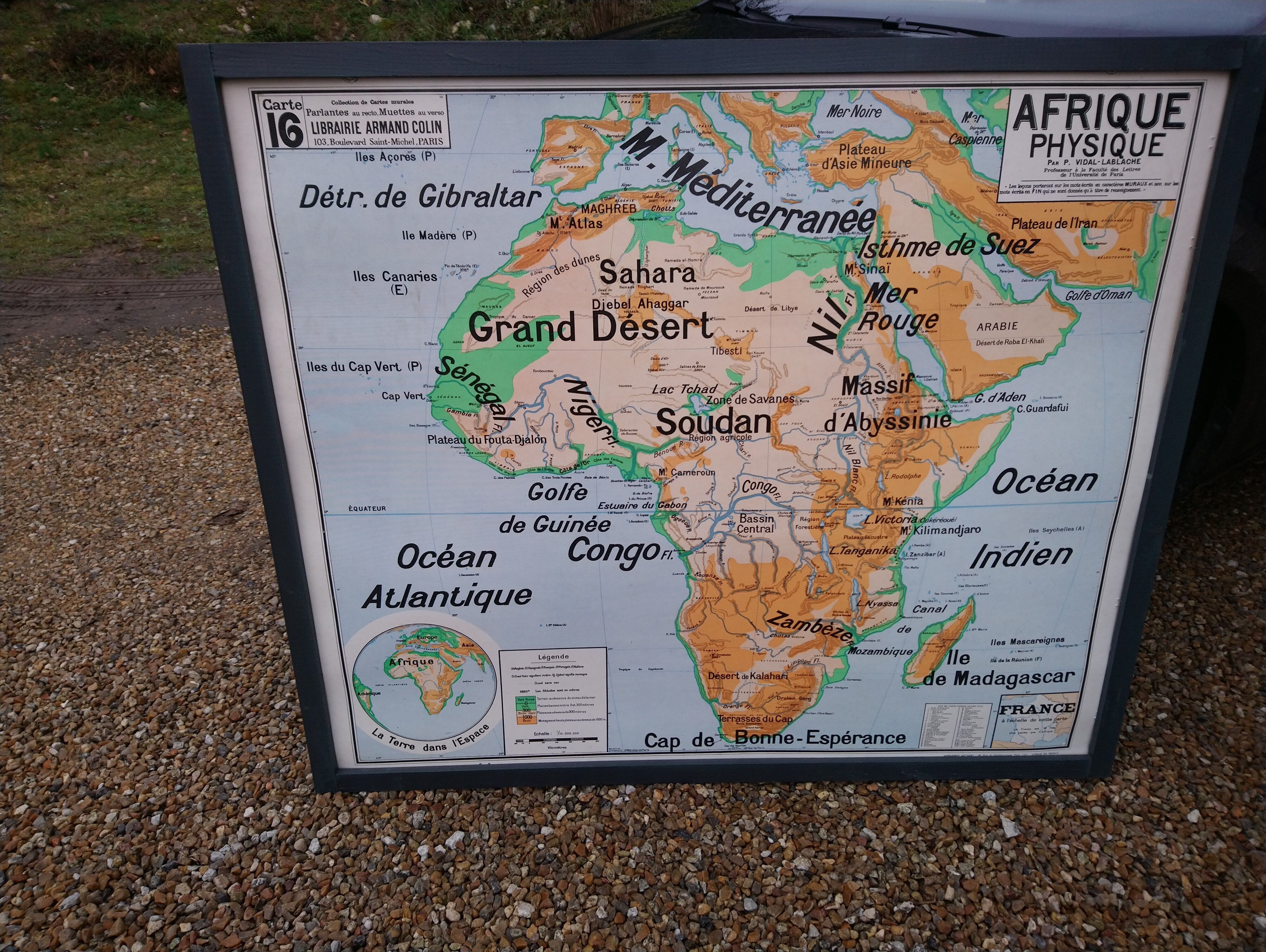 Map Vidal Lablache Africa