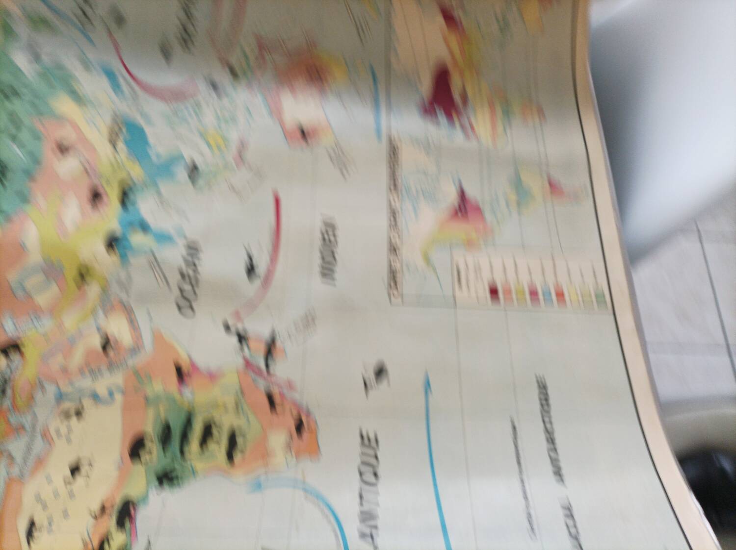 Planisphère Faune et Végétation MDI 1966
