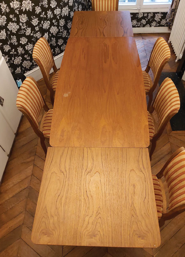 Table salle à manger années 40s art déco