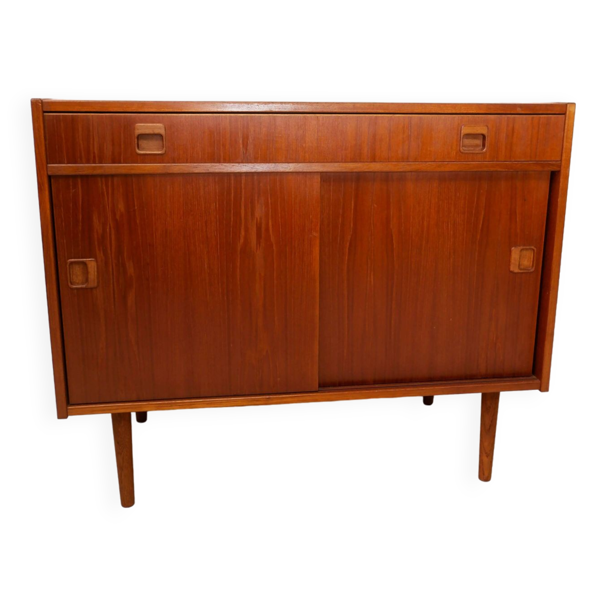 Scandinavian cabinet with sliding doors, 1960s
