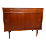 Scandinavian cabinet with sliding doors, 1960s