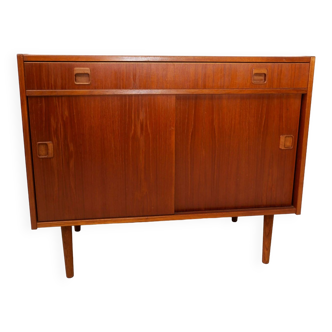 Scandinavian cabinet with sliding doors, 1960s
