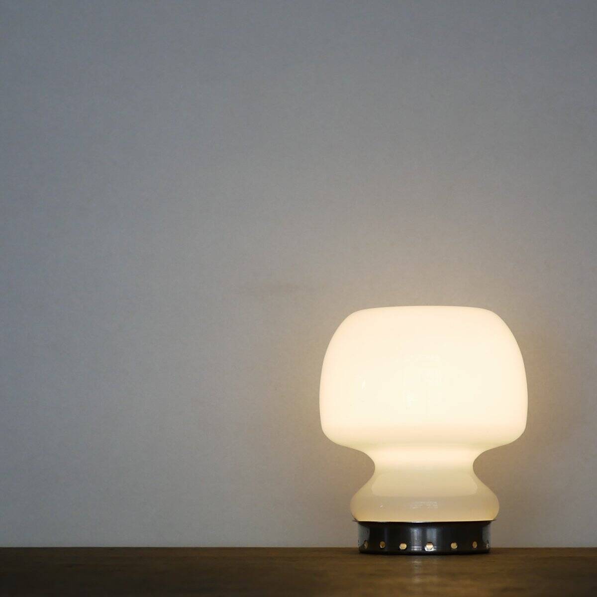 Lampe de table en forme de champignon en verre de Murano, Italie, années 70