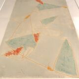 Georges FERRATO, Roussillon, 1991. Pencil and gouache, hand-signed