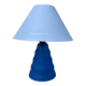 Lampe en verre bleu 1990