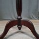 Small marble top pedestal table