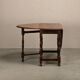 Antique English oval Gateleg Table in solid Oak, Late 19th Century