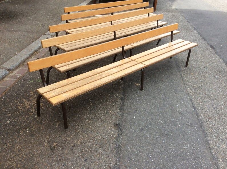 School School Children's Bench Mullca 1960