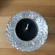Glass candlesticks
