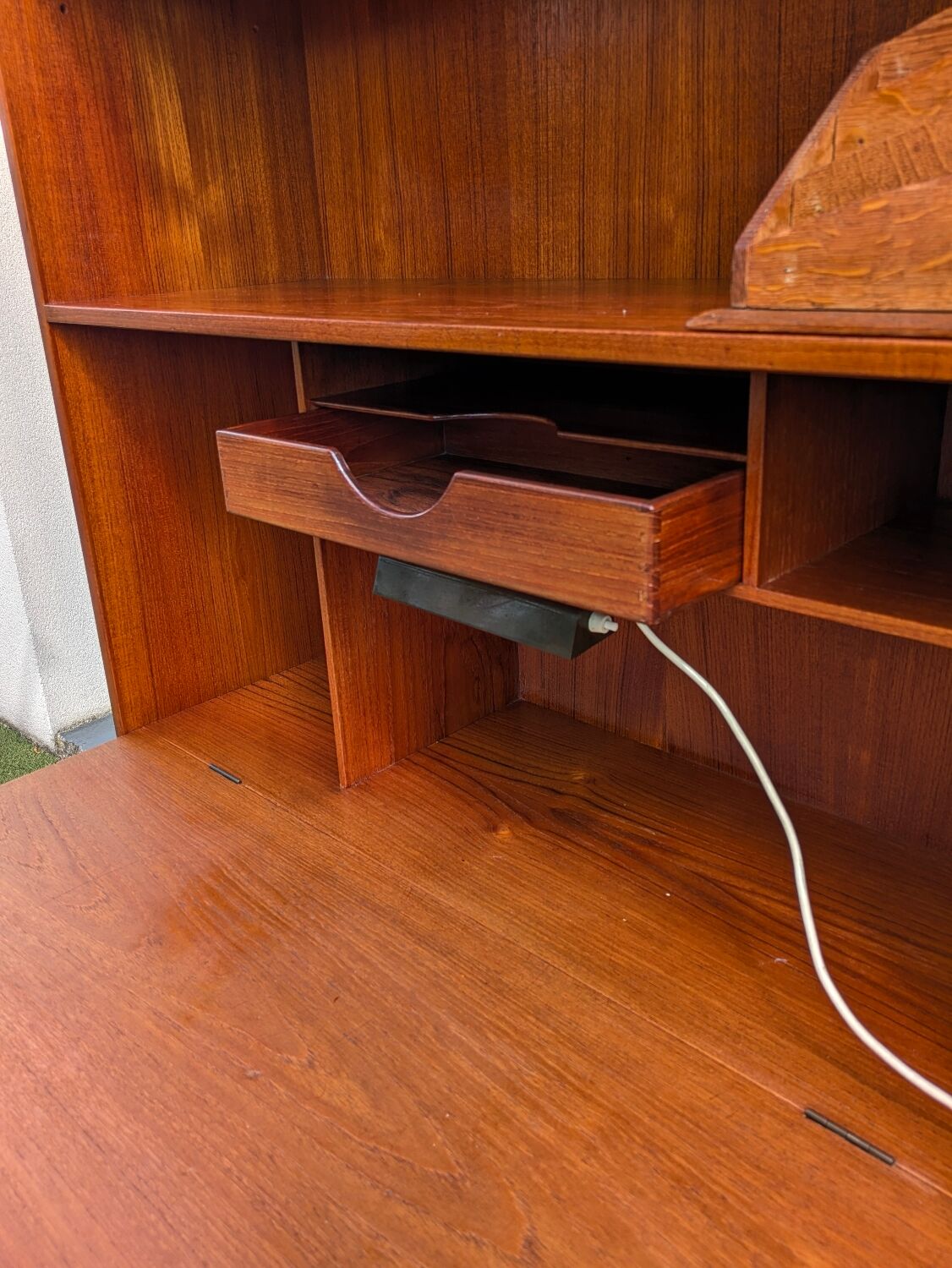 Wegner modular secretary library (RY Møbler) teak 50s
