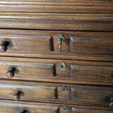 Solid wood secretary