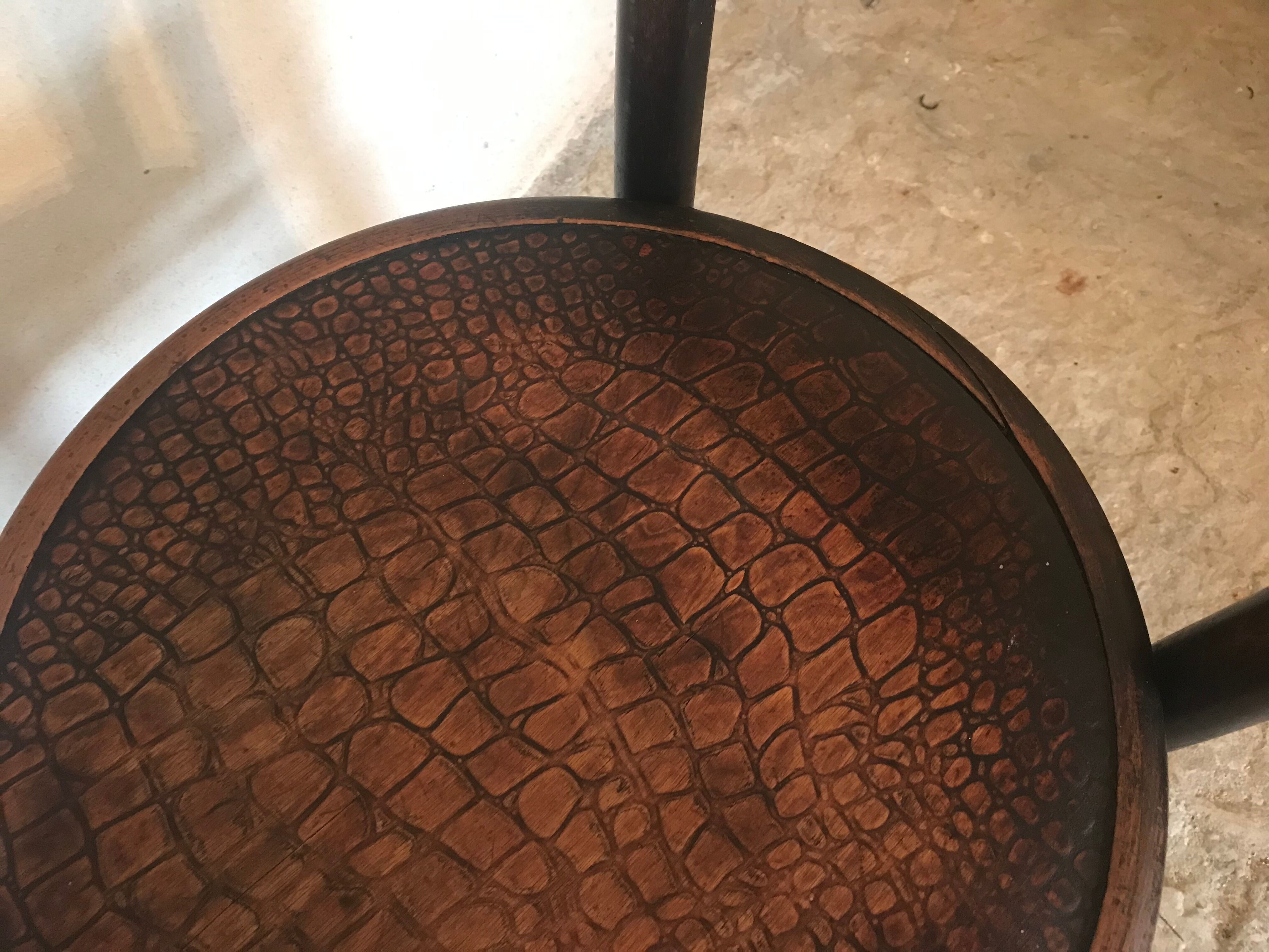Paire de chaises bistrot vintage  Fischel 1900