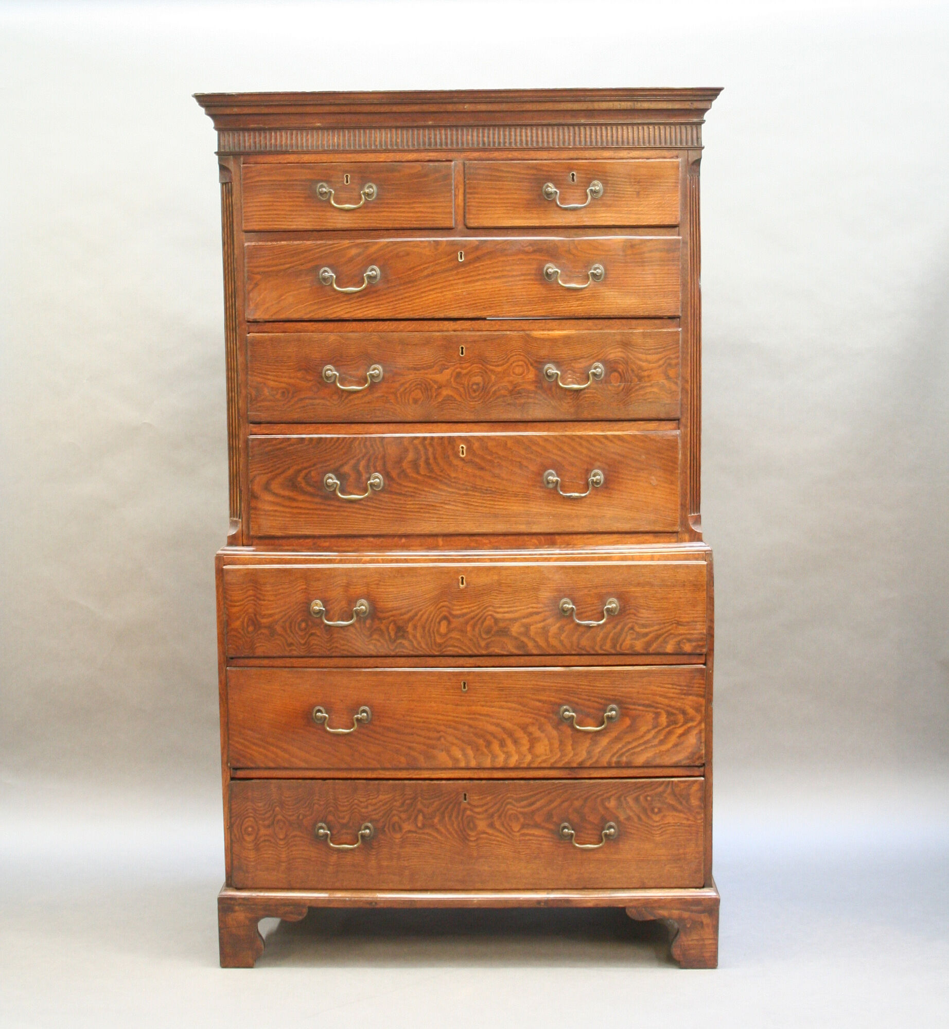 George 111 Tallboy Chest Of Drawers