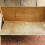 Ancienne desserte scandinave en bois blond