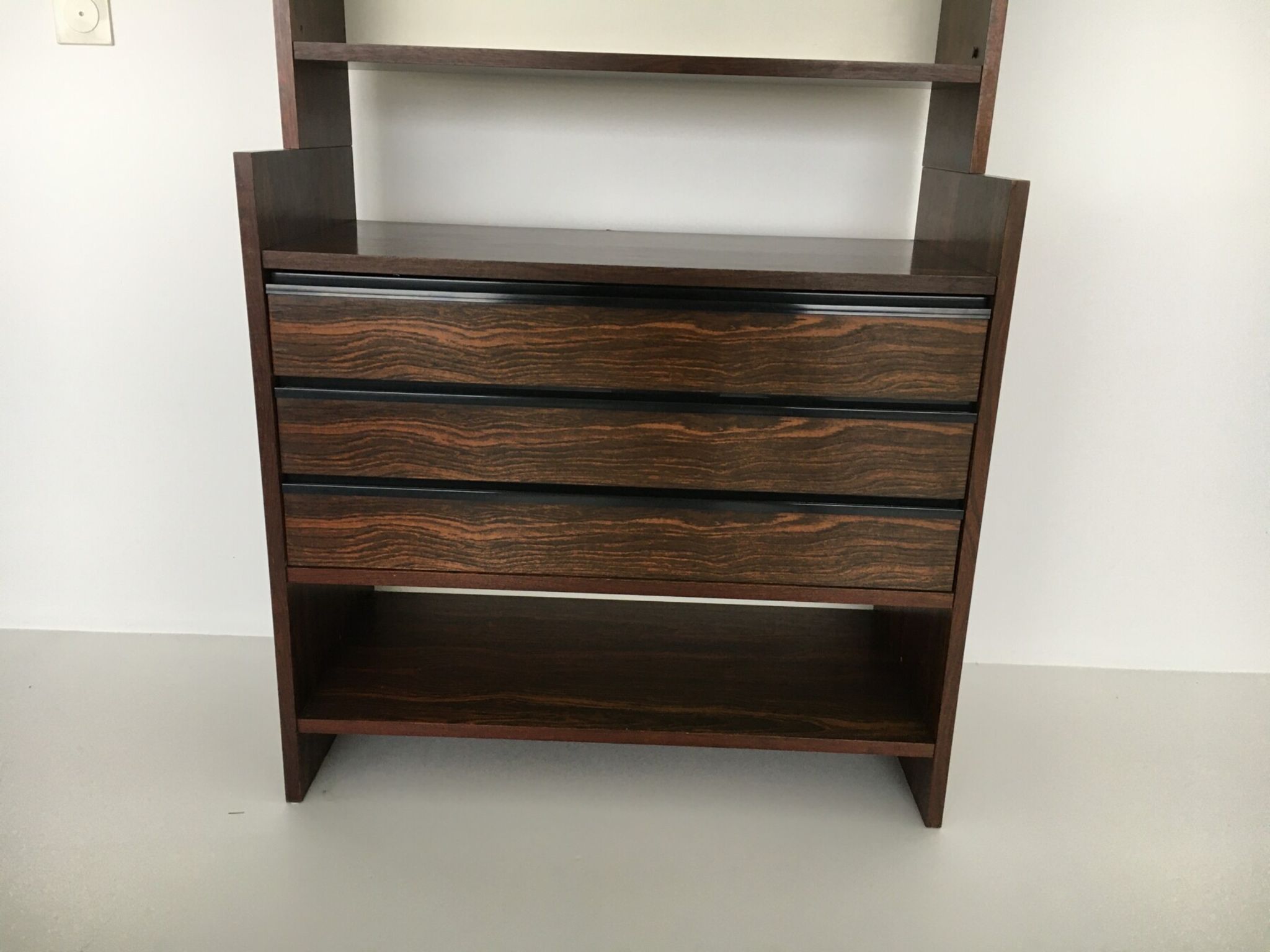 Rosewood cabinet by Poul Cadovius for klm 1970s