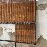 Metal and wicker headhead 50s