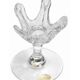 Pair of Whitefriars candlesticks – Crystal 1960 – Mint condition with labels