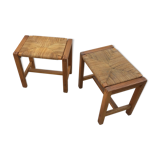 Pair of stools Maison Regain