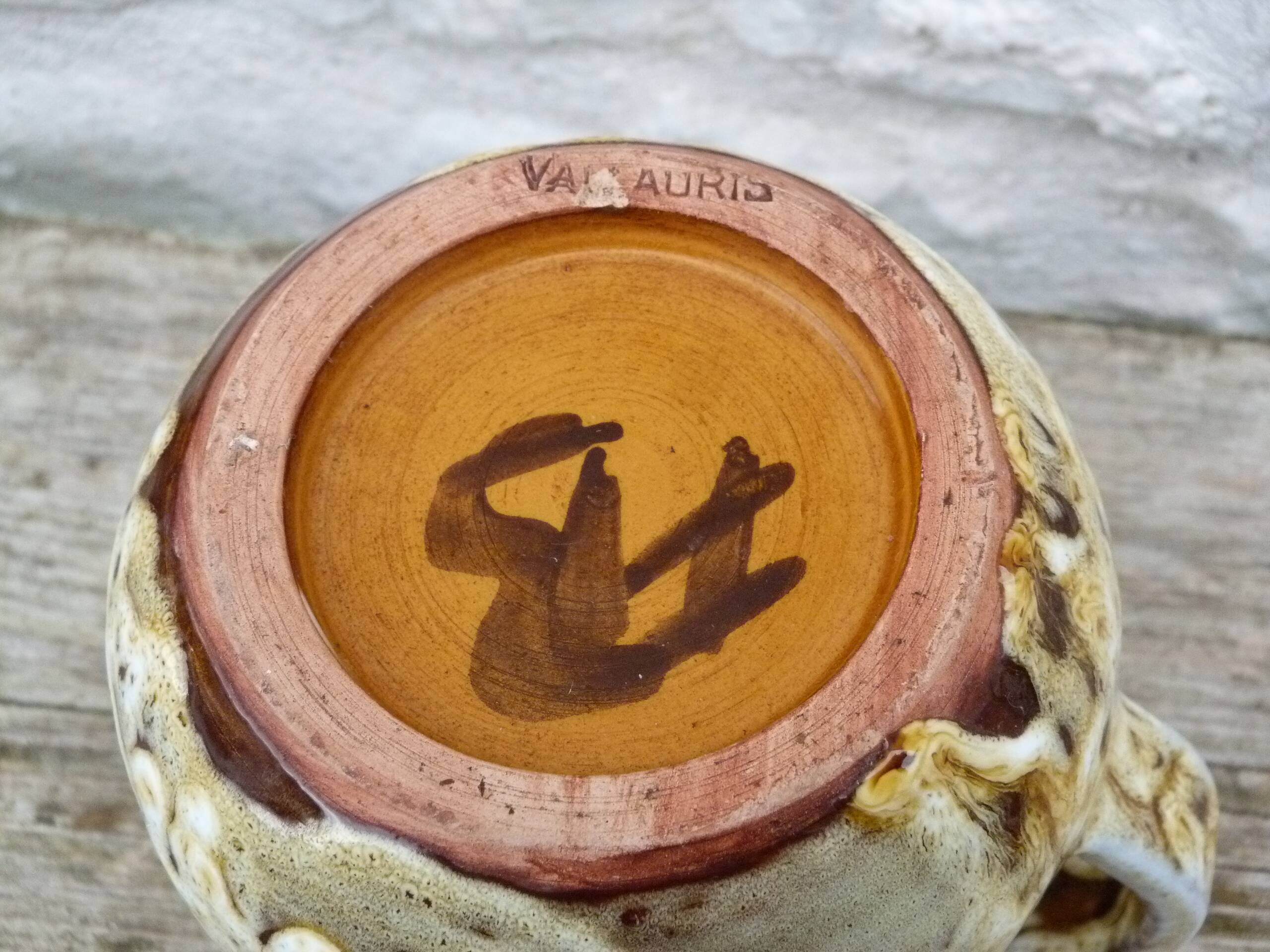 Pichet vintage 1950/1960 signé FB Vallauris