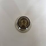 Smoked gray glass carafe