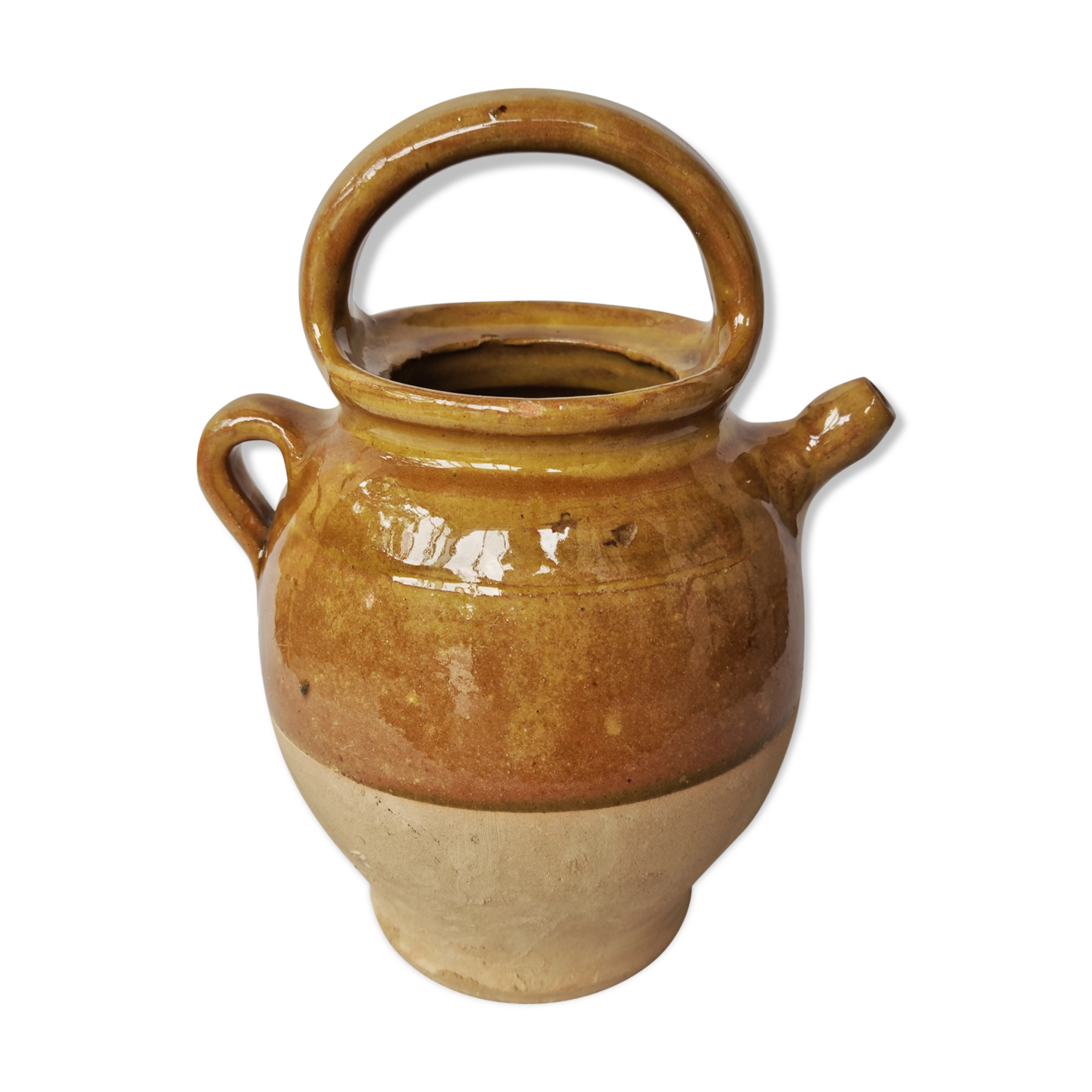 Gargoyle / terracotta jar