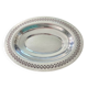 Art Deco silver metal dish